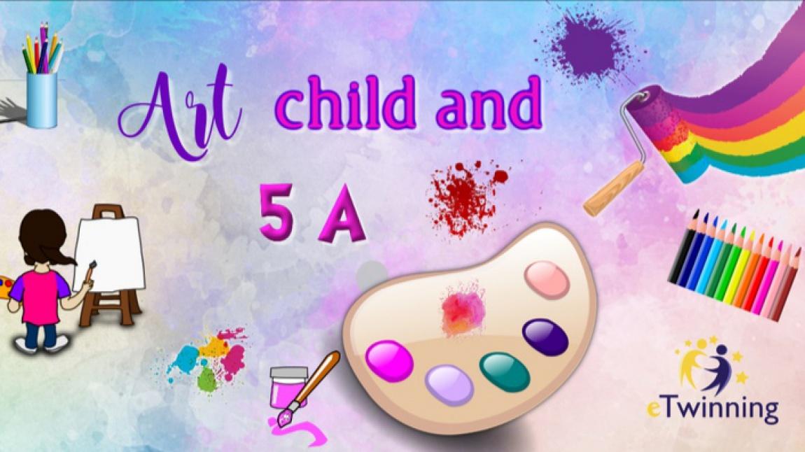 Art Child And 5A eTwinning Projesi Baskı İle Boyama Etkinliği 