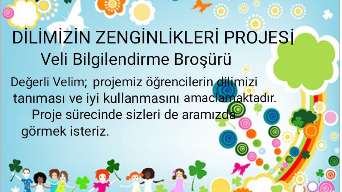 DİLİMİZİN ZENGİNLİKLERİ PROJESİ EKİM AYI RAPORU